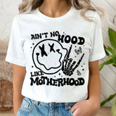 Sandjest Mom T-Shirt Ain??t No Hood Like Motherhood Gift for Mother Mommy Mama